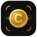 Coin scanner coins value icon