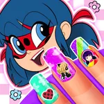 Ladybug Nails: Dressup & Quiz icon