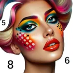 Makeup Color Paint By Number icon