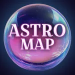 Astro Map: Soulmate drawing icon