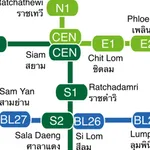 Bangkok Metro Routes Map icon
