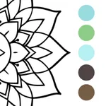 Mandala Coloring By Numbers icon