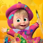 Masha and the Bear Coloring icon