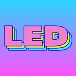 Striking LED icon