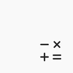 (Minimalist) Calculator - calc icon