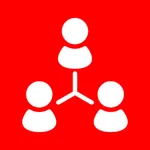 # Simple Relationship Map icon