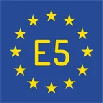 E5 hiking trail Italy icon