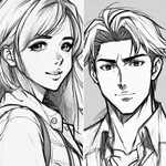 Anime Soulmate Sketch icon