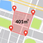 GPS Field Area Measure Map icon