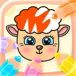 Coloring for Kids with Mea icon
