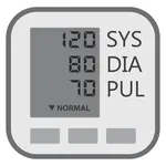 Blood Pressure App Free of ad icon