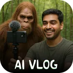 AI Vlog Video : Monkey Vlog icon