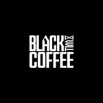 Black time coffee icon