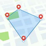 Field Area Measure on GPS Map icon