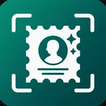 Stamp Identifier: AI Scan icon