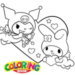 Kuro - Melody Coloring Page icon