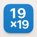19x19 multiplication table icon