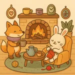 Fuzzy Hygge: Coloring Book icon