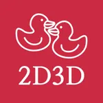 Duck 2D 3D icon