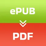 EPUB To PDF App icon
