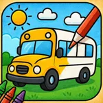 Bus Coloring Book icon