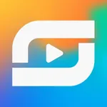 Avatar maker. Text to video icon