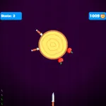 Shot Apple on Wheel icon