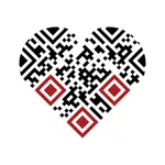 QR heart icon