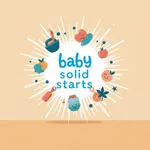 Starting solids baby food icon