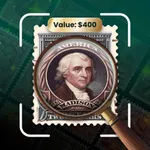 Stamp Identifier: Scan & Value icon