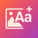 Text behind image - CoverKit icon