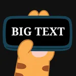 Big text fullscreen icon