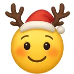 Christmas emoji stickers pack icon