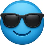 Blue Style Emoji Stickers icon