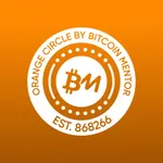 Bitcoin Mentor Orange Circle icon