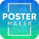Poster Status Maker Flyer Card icon