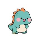 Green Dinosaur - Sticker icon