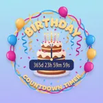 Birthday Countdown - TickClock icon