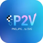 P2V: PNG JPG HEIC to SVG icon