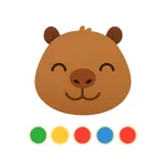 Capybara Coloring Book icon