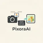 PixoraAI: AI Art & Editor icon