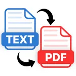 Text to PDF Converter - TXT icon