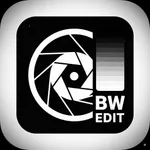 black and white photo editor · icon