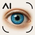 Eye color identifier & scanner icon