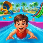Water Fun Park Slides Sim 3D icon