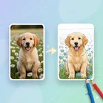 AI Coloring Book: Create Share icon