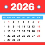 2025 Calendar in English icon