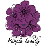 Purple beauty icon