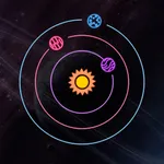 Universe palm icon