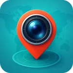 GPS Map Photo Location Camera icon